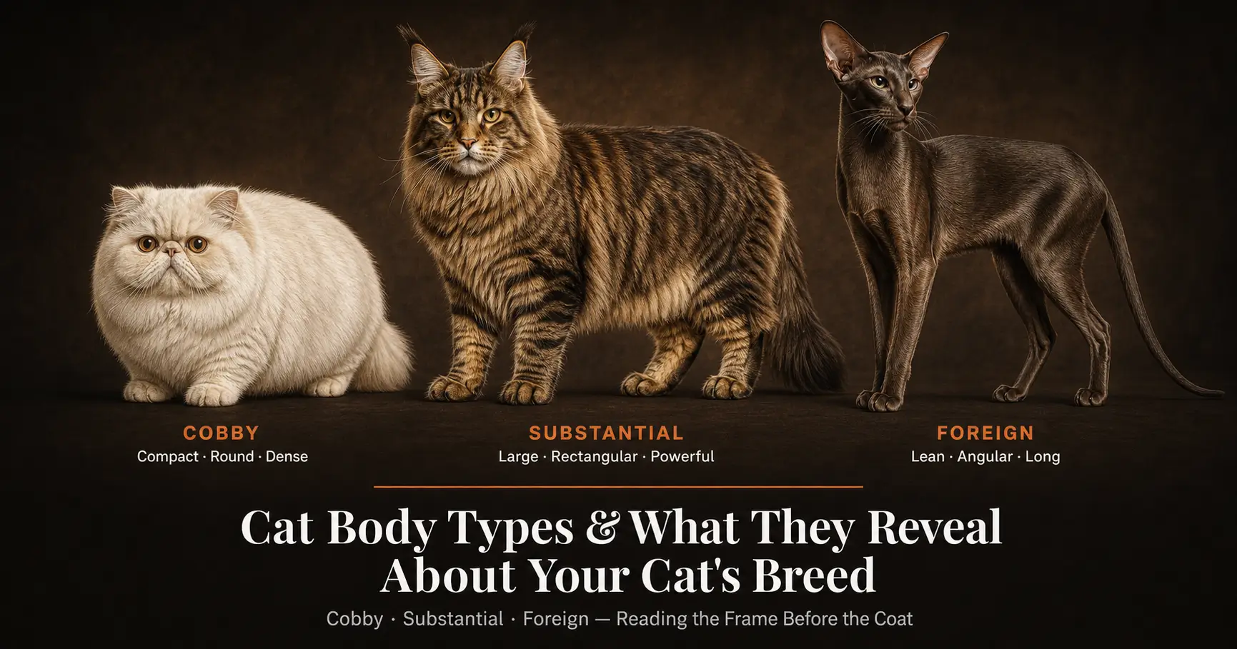Cat Body Types and What they Reveal about Breed