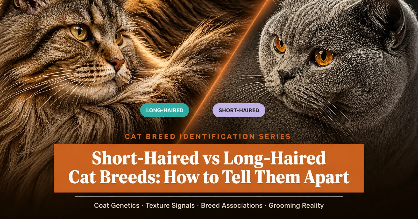 Short Vs Long haired cat breeds - A detailed comparison